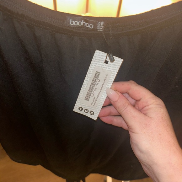 🖤 Boohoo Plus Basic Off the Shoulder Long Sleeve Bodysuit - New With Tags! - Picture 6 of 8